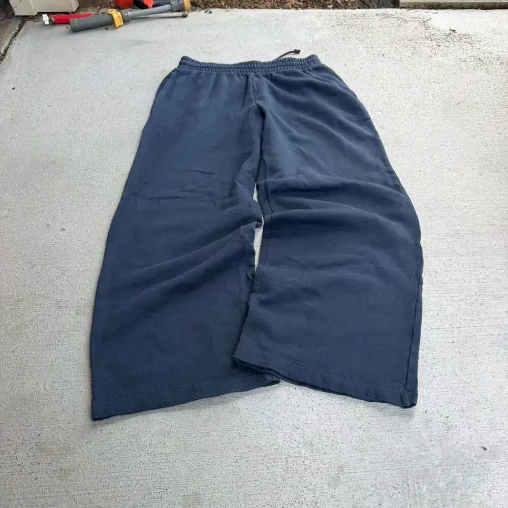 Old Navy baggy Wide Leg Sweatpants Dark Blue Lounge Joggers
